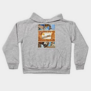 Greetings from Sienna Tuscany Italy Vintage style retro souvenir Kids Hoodie